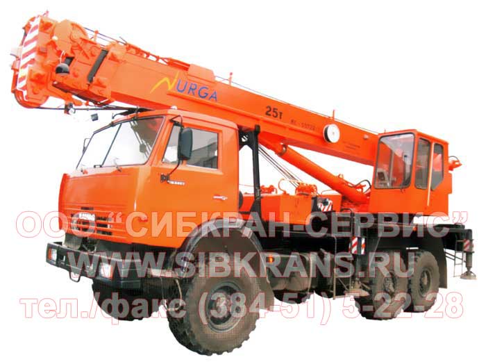 Фото - автокран КС-55722, 55722-2, 55722-3 на базе КАМАЗ